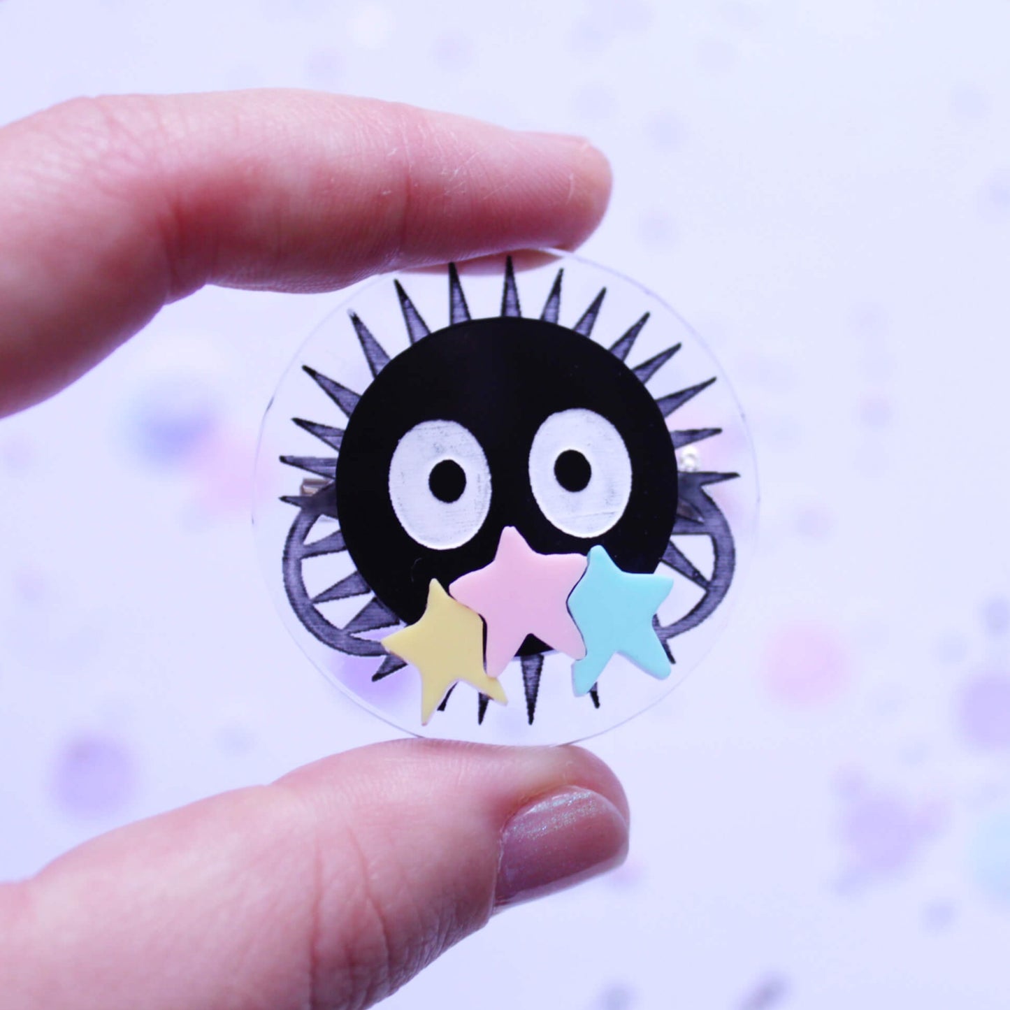 Soot Sprite Brooch