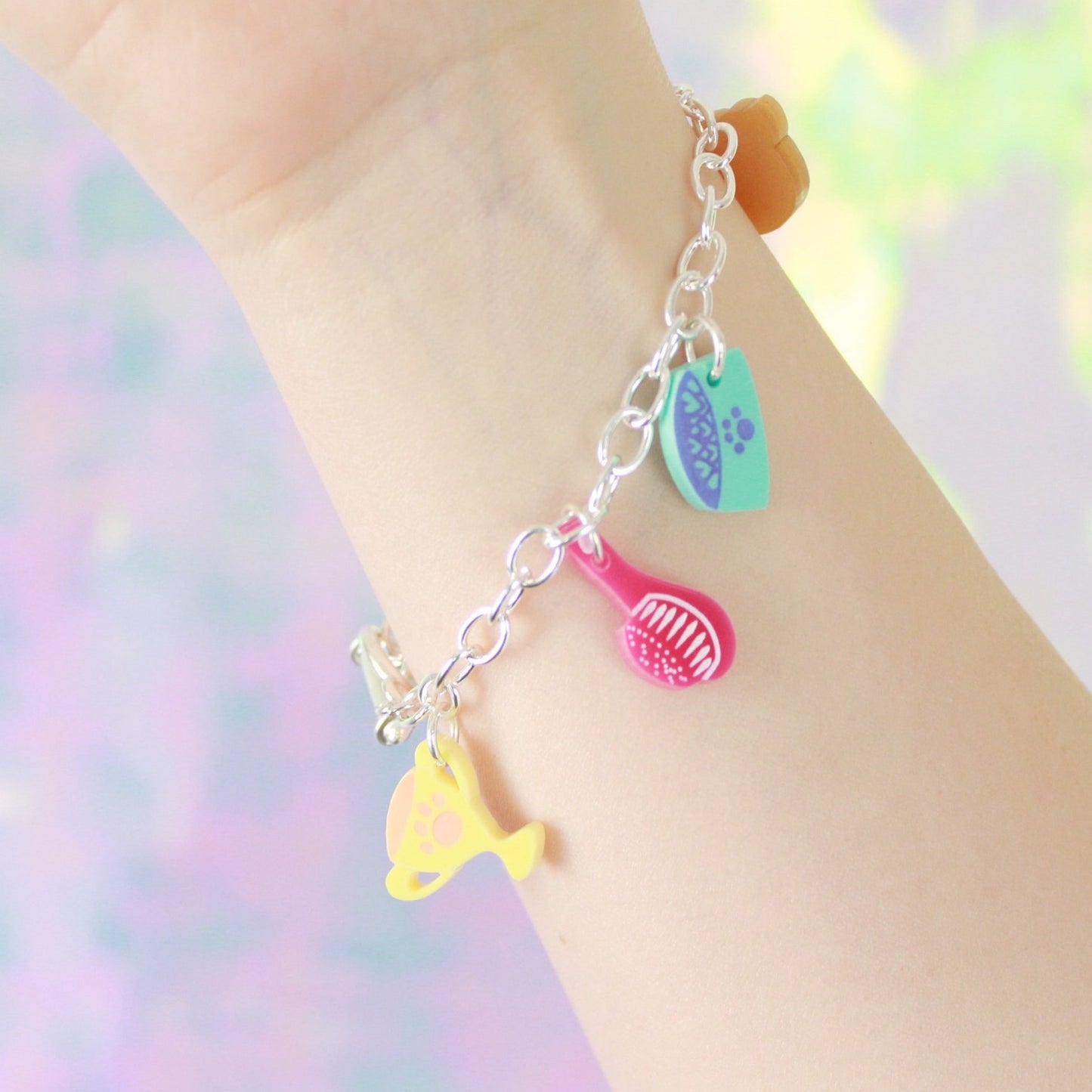 Pug Charm Bracelet