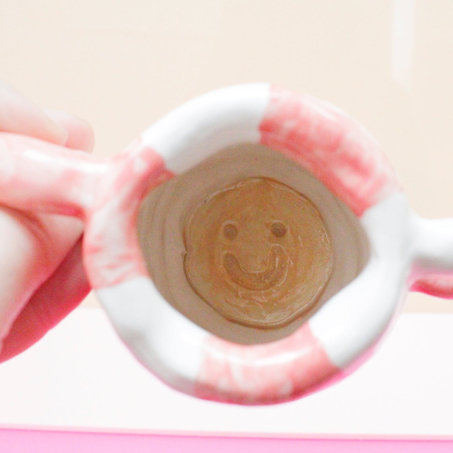 Pink Check Vase
