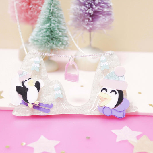 Slip & Slide Penguin Necklace