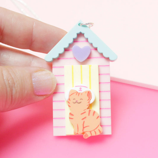 Beach Hut Necklace