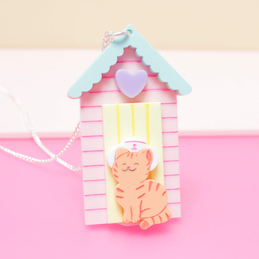 Beach Hut Necklace