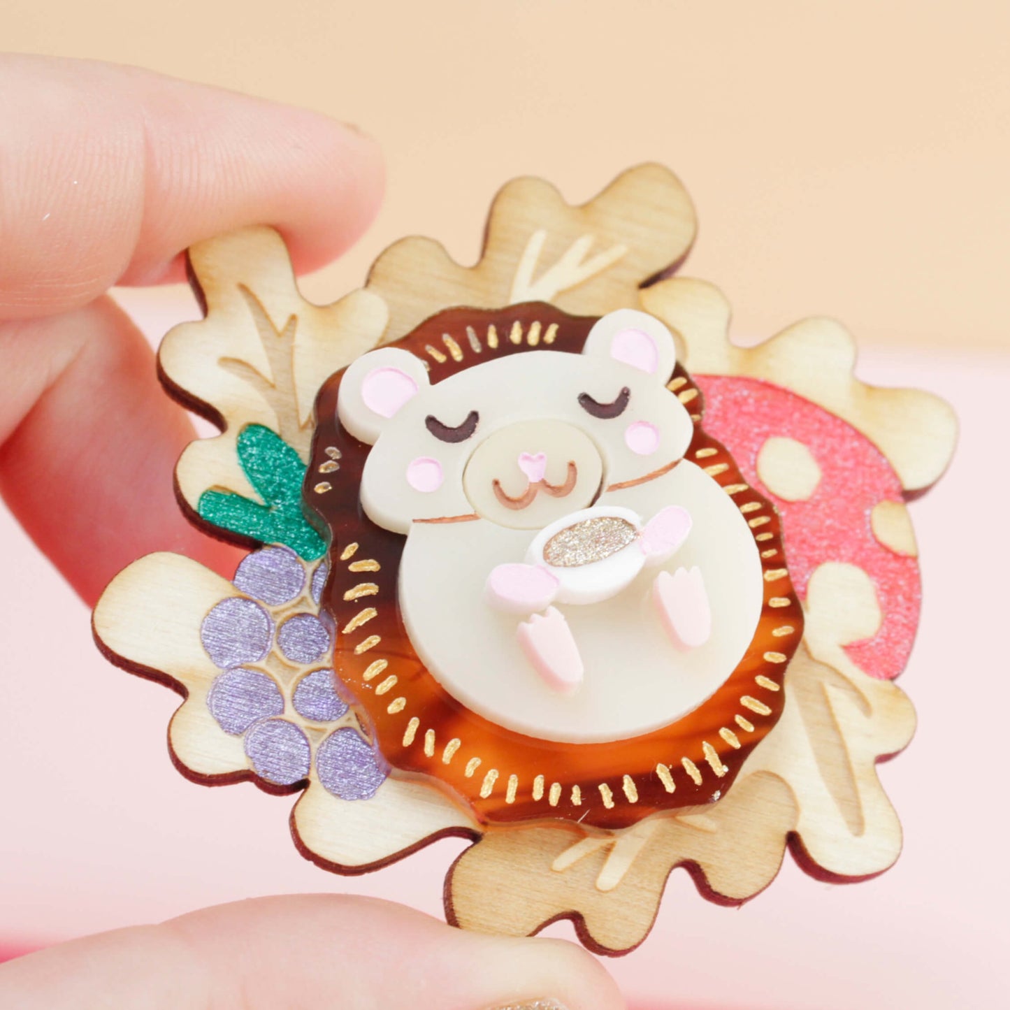 Hedgehog Brooch