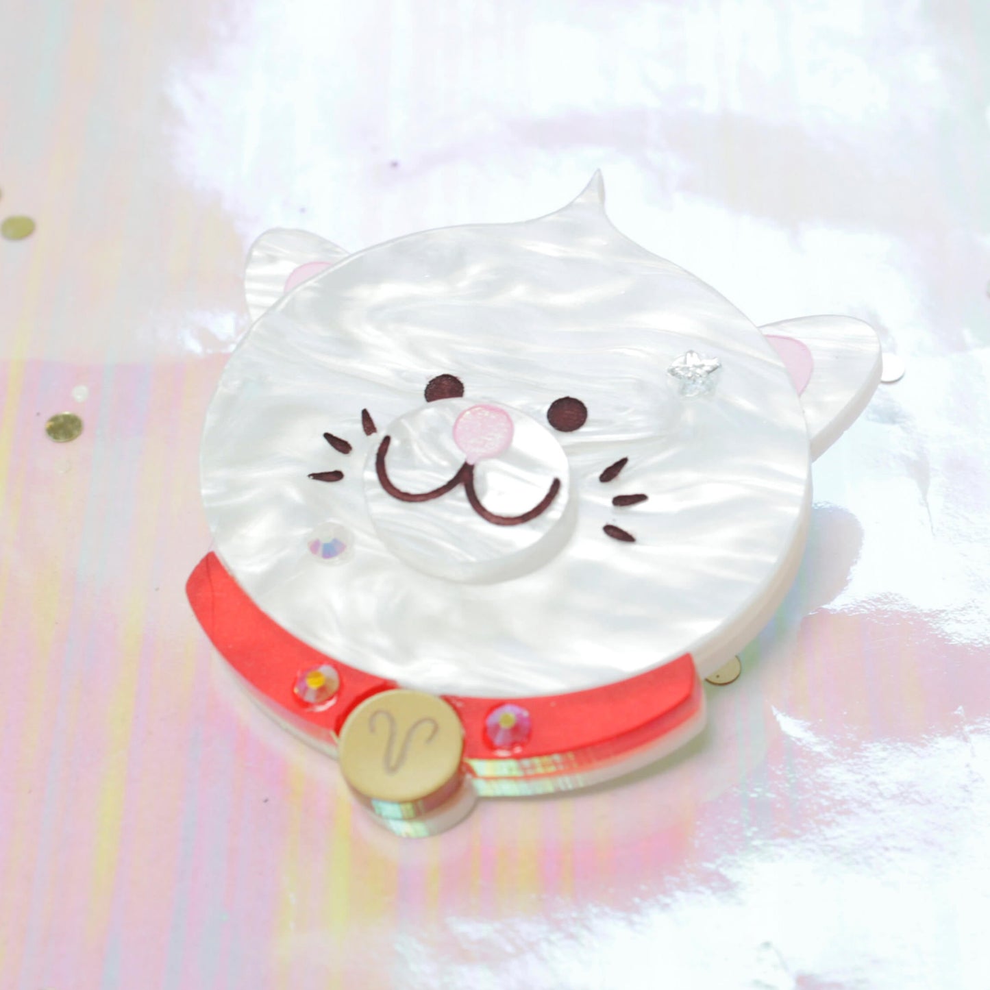 Aries Kitty Brooch