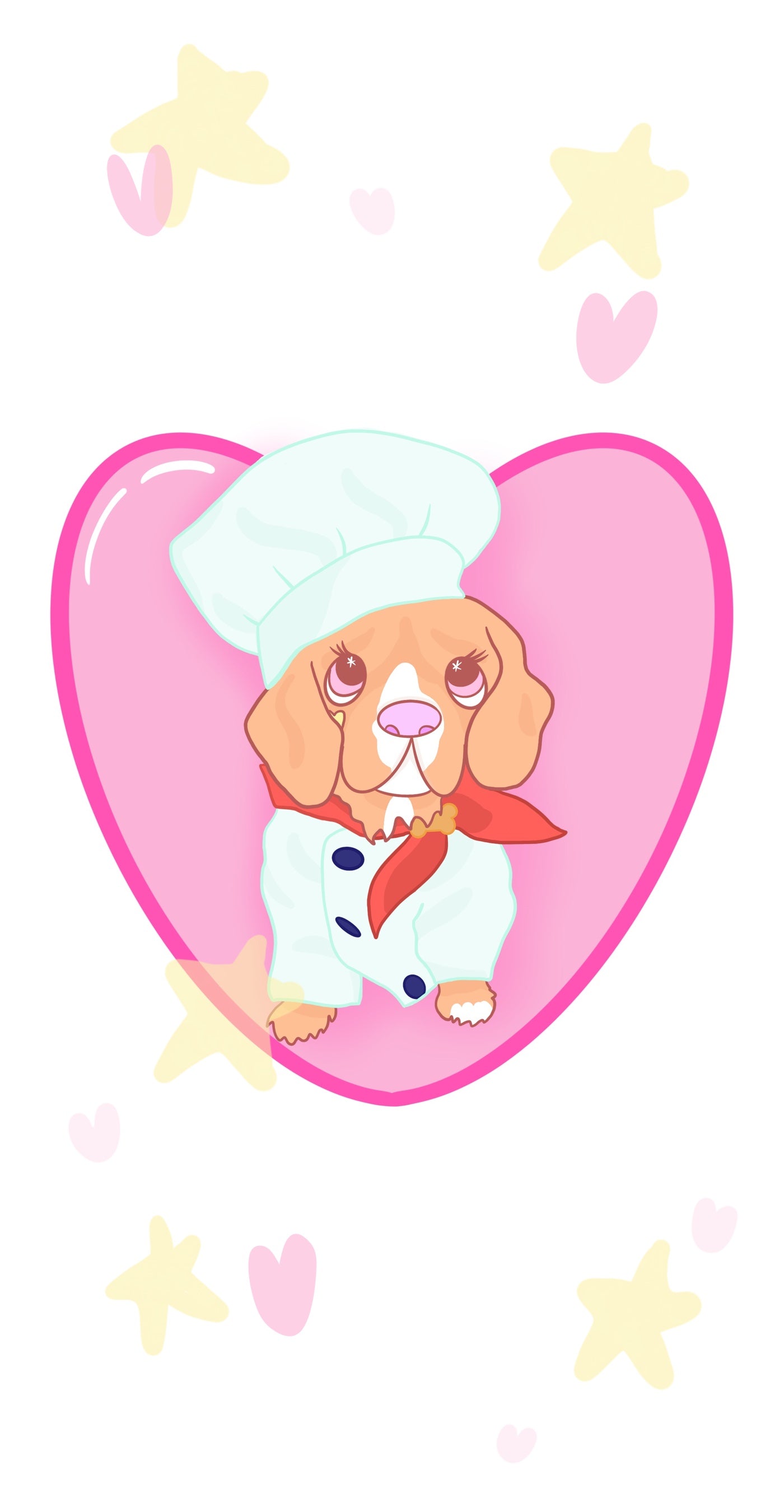 Valentines Digital Custom Pet Portrait 1 Pet