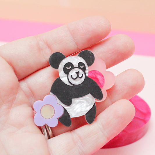 Lucky Panda Brooch